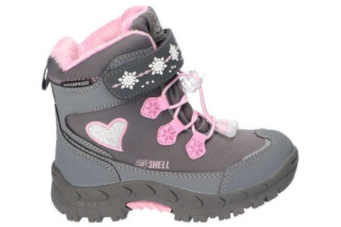 Śniegowce American Club Grey/Pink SOFTSHELL Śniegowce American Club Grey/Pink SOFTSHELL