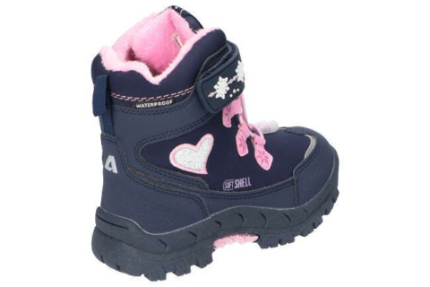 Śniegowce American Club navy/pink SOFTHELL Śniegowce American Club navy/pink SOFTHELL