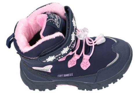 Śniegowce American Club navy/pink SOFTHELL Śniegowce American Club navy/pink SOFTHELL