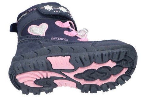 Śniegowce American Club navy/pink SOFTHELL Śniegowce American Club navy/pink SOFTHELL