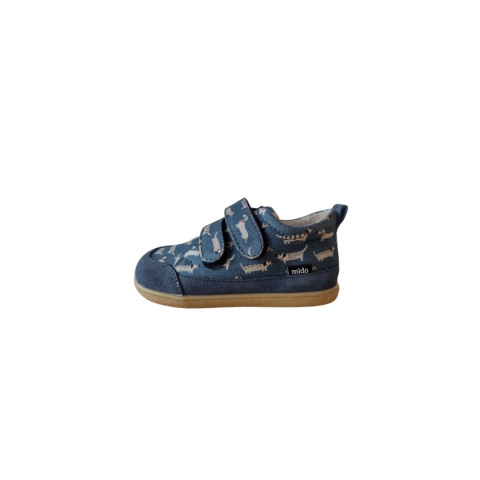 MIDO trampki dziecięce barefoot doggy blue MIDO trampki dziecięce barefoot doggy blue