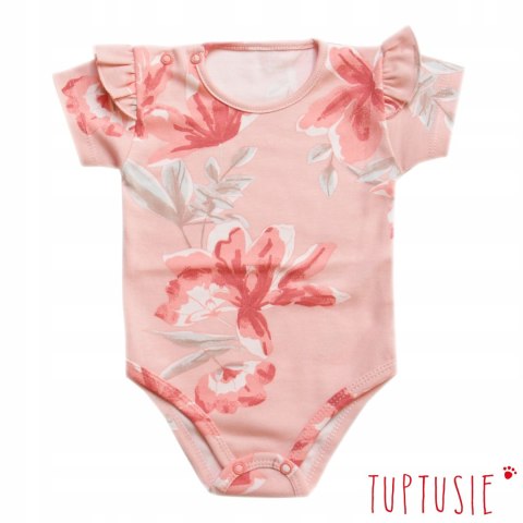 Body Mrofi dziewczęce ,,Magnolia'' motylek różowe bawełna kr.rękaw r.74 Body Mrofi dziewczęce ,,Magnolia'' motylek różowe bawełna kr.rękaw r.74