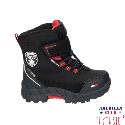 Śniegowce American Club Black/Red SOFTSHELL Śniegowce American Club Black/Red SOFTSHELL