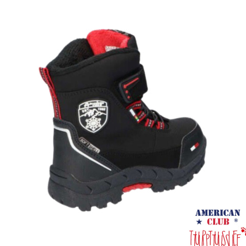 Śniegowce American Club Black/Red SOFTSHELL Śniegowce American Club Black/Red SOFTSHELL
