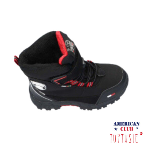 Śniegowce American Club Black/Red SOFTSHELL Śniegowce American Club Black/Red SOFTSHELL
