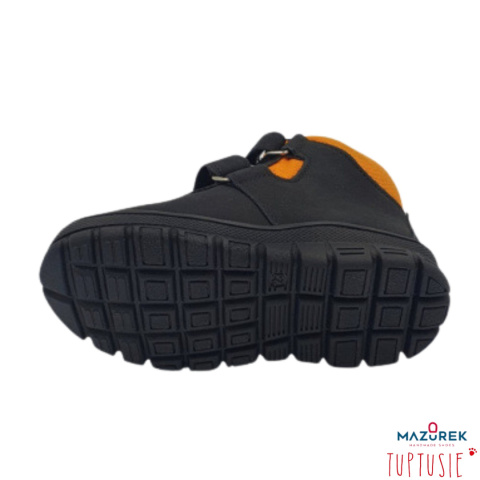 Śniegowce Mazurek Black/Orange 1360 Śniegowce Mazurek Black/Orange 1360
