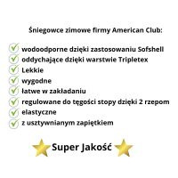 Śniegowce American Club dziewczęce Navy Śniegowce American Club dziewczęce Navy