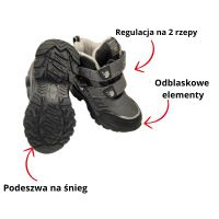 Śniegowce American Club spiderman Grey Śniegowce American Club spiderman Grey