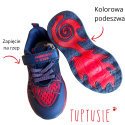 AMERICAN CLUB ADIDASY DZIECIĘCE GRANATOWE NA RZEP ŚWIECĄCA PODESZWA