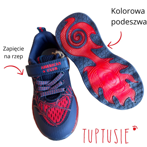 AMERICAN CLUB ADIDASY DZIECIĘCE GRANATOWE NA RZEP ŚWIECĄCA PODESZWA AMERICAN CLUB ADIDASY DZIECIĘCE GRANATOWE NA RZEP ŚWIECĄCA PODESZWA