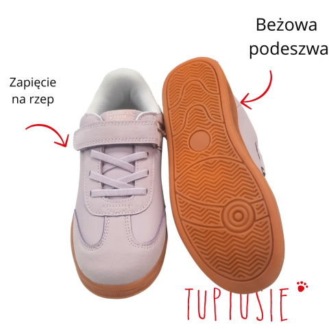 Adidasy sportowe American Club fioletowe szkoła na rzep Adidasy sportowe American Club fioletowe szkoła na rzep