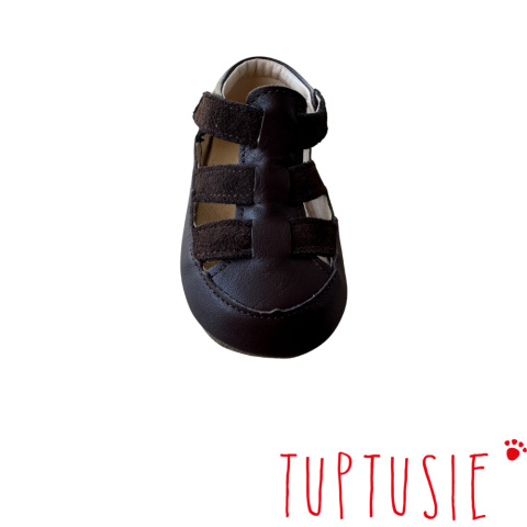 Kapcie OBEX brąz CHOCO barefoot skóra naturalna antypoślizgowe Kapcie OBEX brąz CHOCO barefoot skóra naturalna antypoślizgowe