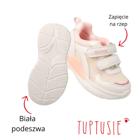 BEFADO SPORTOWE PRZEDSZKOLE LEKKIE BIAŁE PERŁOWE BEFADO SPORTOWE PRZEDSZKOLE LEKKIE BIAŁE PERŁOWE