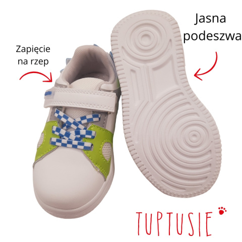 Befado sportowe przedszkole lekkie kolorowe białe zielone Befado sportowe przedszkole lekkie kolorowe białe zielone