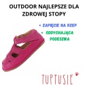 Kapcie sandałki OBEX DRIMES różowe - OUTDOOR skóra antypoślizgowe R.