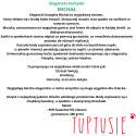 Mrofi kpl.Michał białe body granatowa muszka i spodnie na szelkach